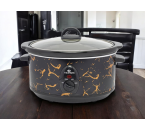 VSC03MB Hitam Penanak Perlahan Slow Cooker 3.5 L Motif Marmer